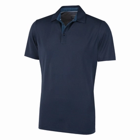 Galvin Green Milan V8  Polo Shirt - Navy Chic Look Light Design