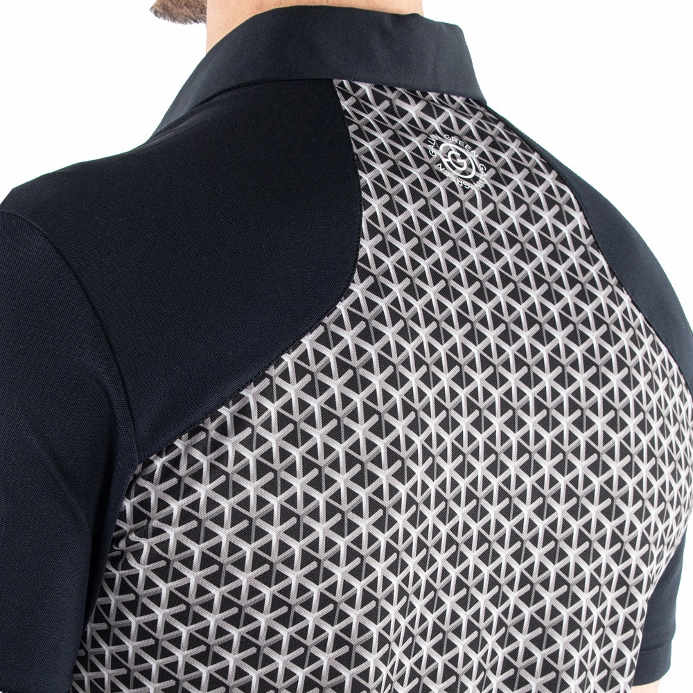 Simple Style Galvin Green Mio Polo Shirt - Sharkskin/Black