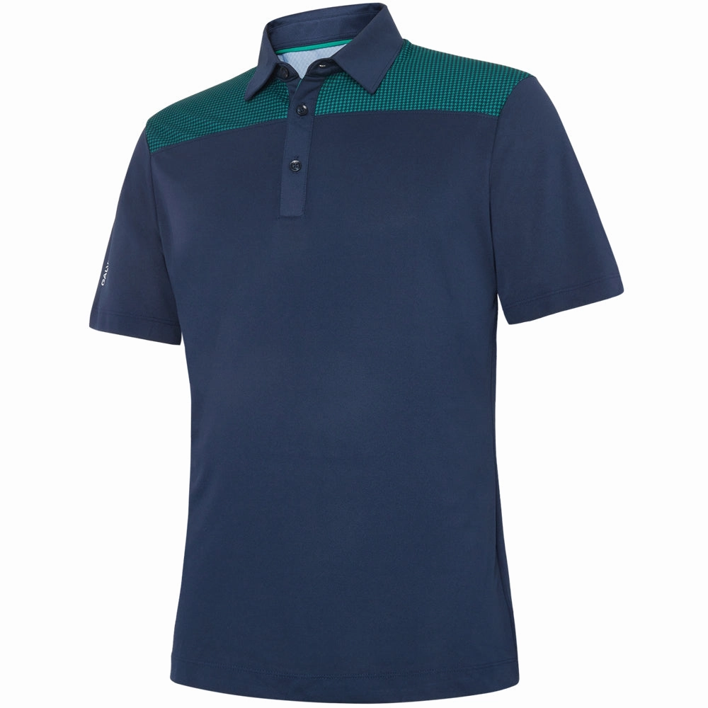 Galvin Green Miran Polo Shirt - Navy/Golf Green dry cleanable Reversible Design Concept