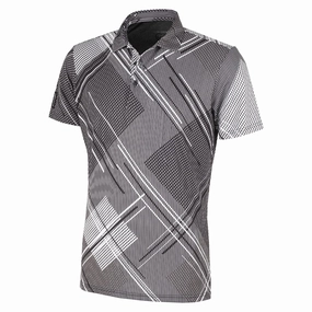 Galvin Green Mitchell Shirt - Black/Sharkskin Versatile Option Skin Friendly Lining