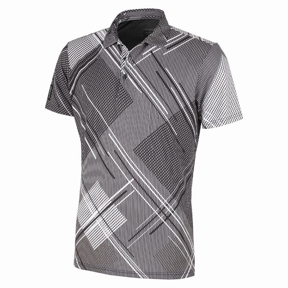 Galvin Green Mitchell Shirt - Black/Sharkskin Versatile Option Skin Friendly Lining