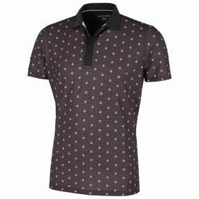 Minimalist Look Best Seller Galvin Green Monty V8  Polo Shirt - Black/White
