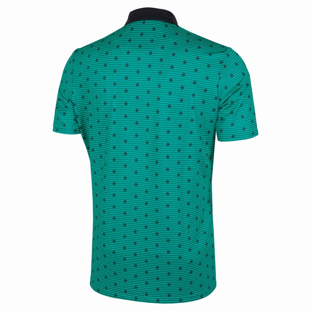 Cozy Design Modern Trend Look Galvin Green Monty V8  Polo Shirt - Green/Black