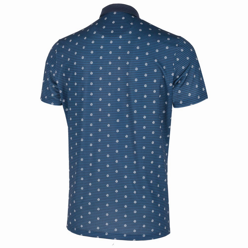 Trendy Apparel Galvin Green Monty V8  Polo Shirt - Navy/White