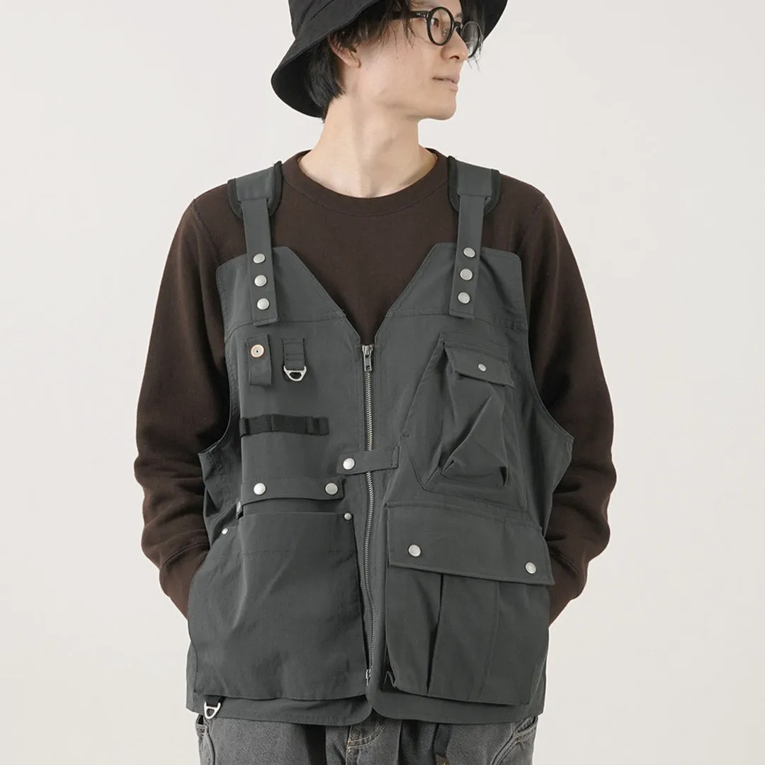 Contrast Stitch Long Sleeve GARAGE GREEN WORKS / Gear Apron