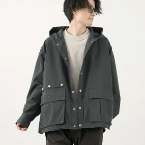 GARAGE GREEN WORKS / Wraptop Hooded Parka Soft touch finish Weekend Casual