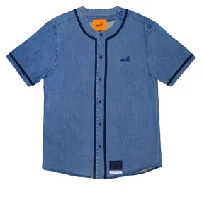 Snack Don??t Ask Baseball Jersey - Denim Durable Material
