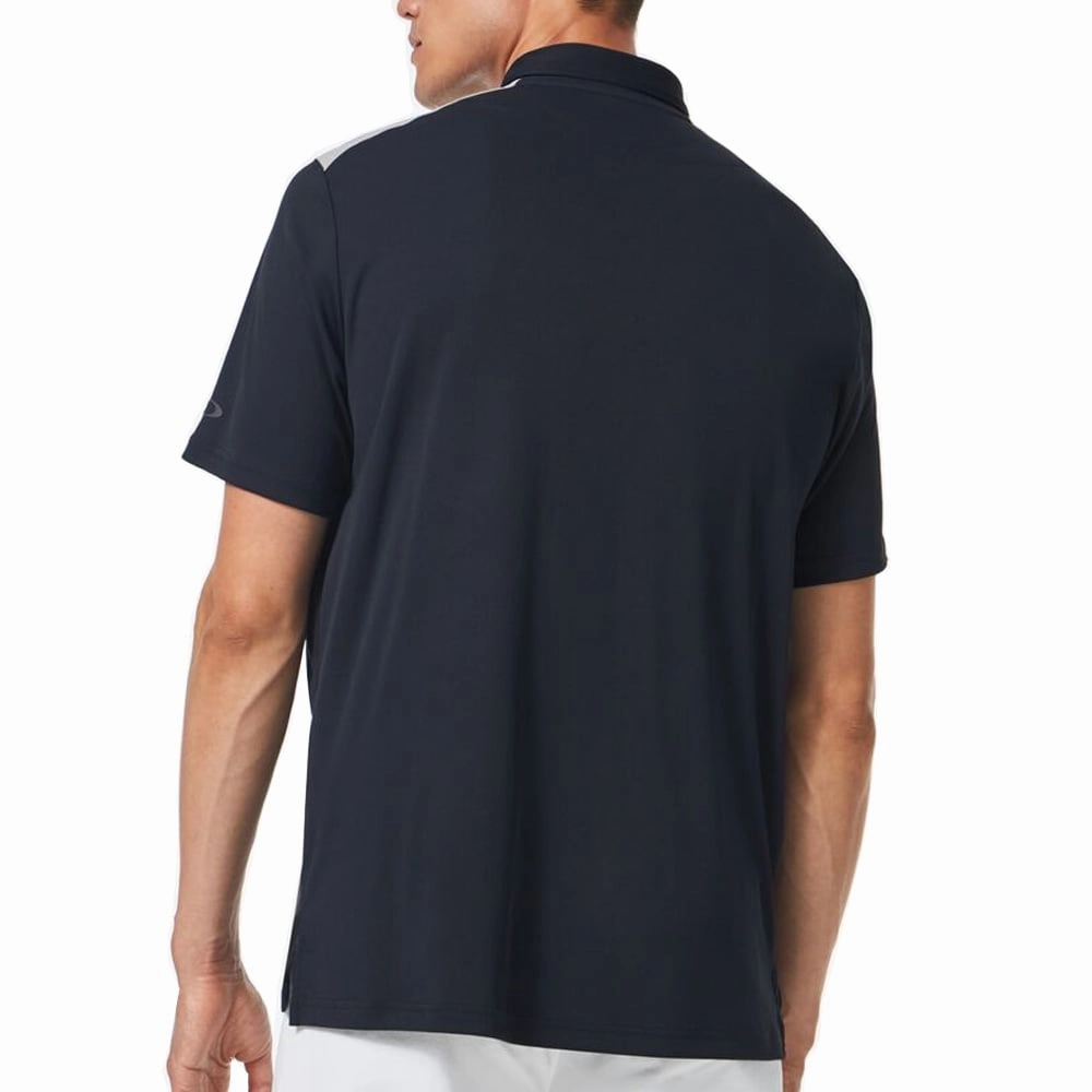 Oakley Divisional Colour Block Polo Shirt - Blackout Trendy Comfort Wear
