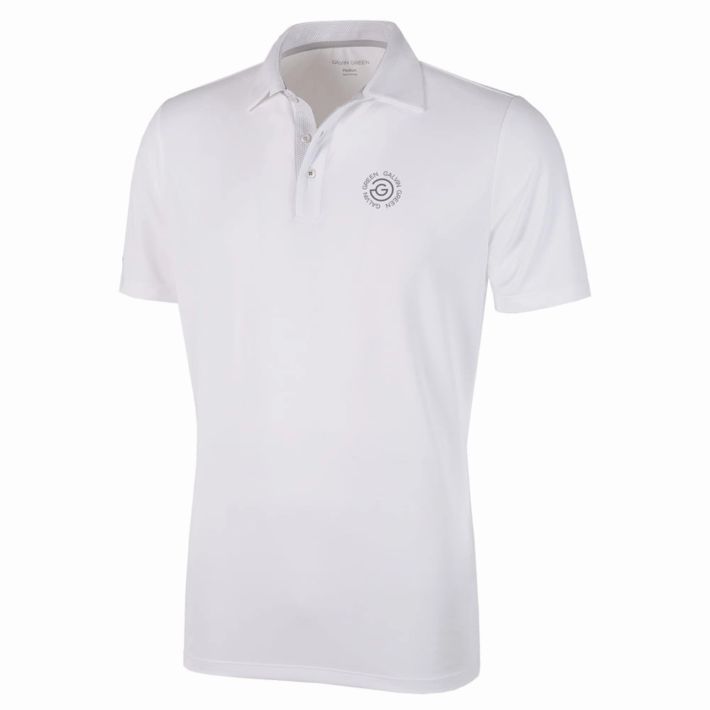 Anti Pilling Treatment Galvin Green Milan Tour Edition Polo Shirt - White
