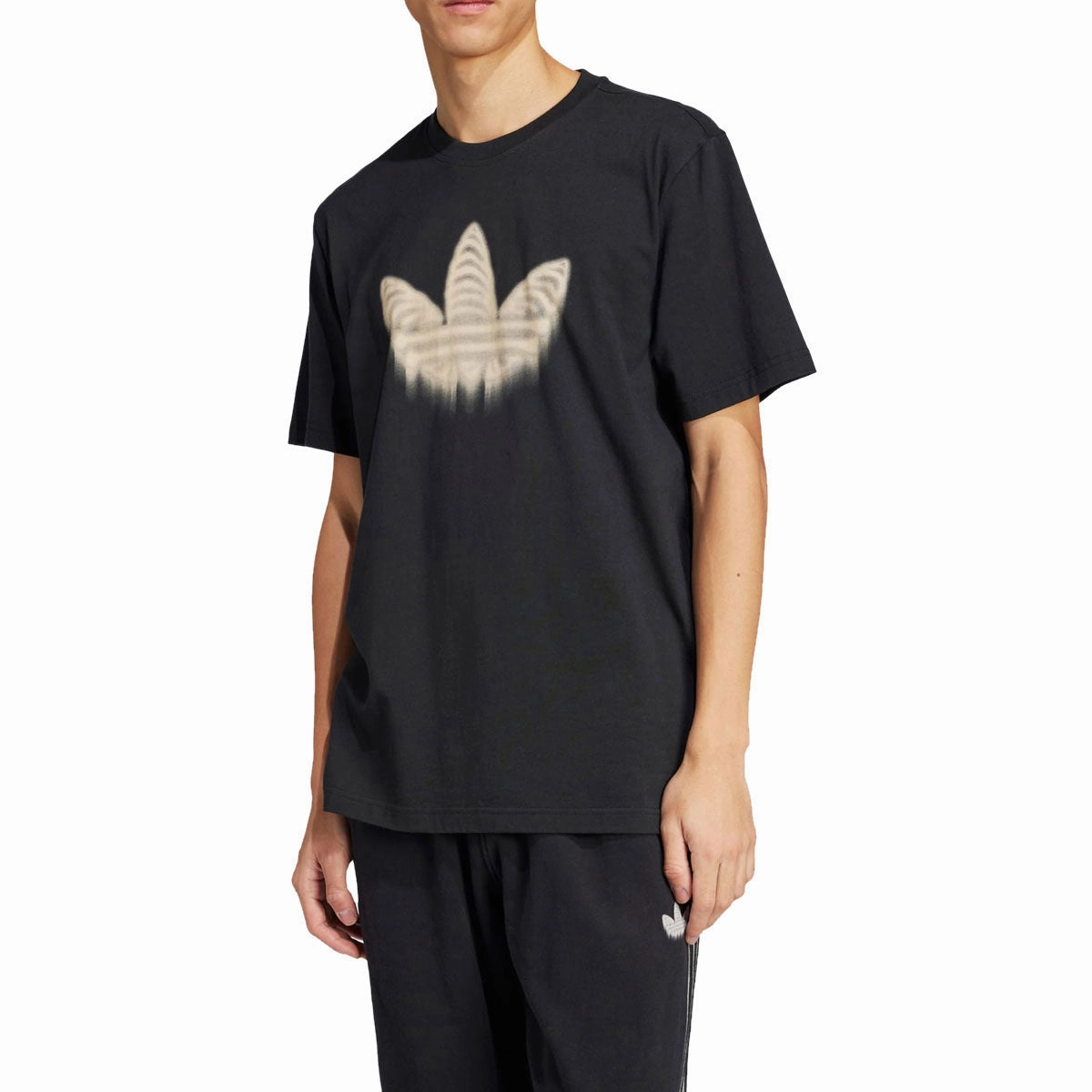 Essential Clothing Perfect Layering Adidas Skeleton Trefoil T-Shirt - Black