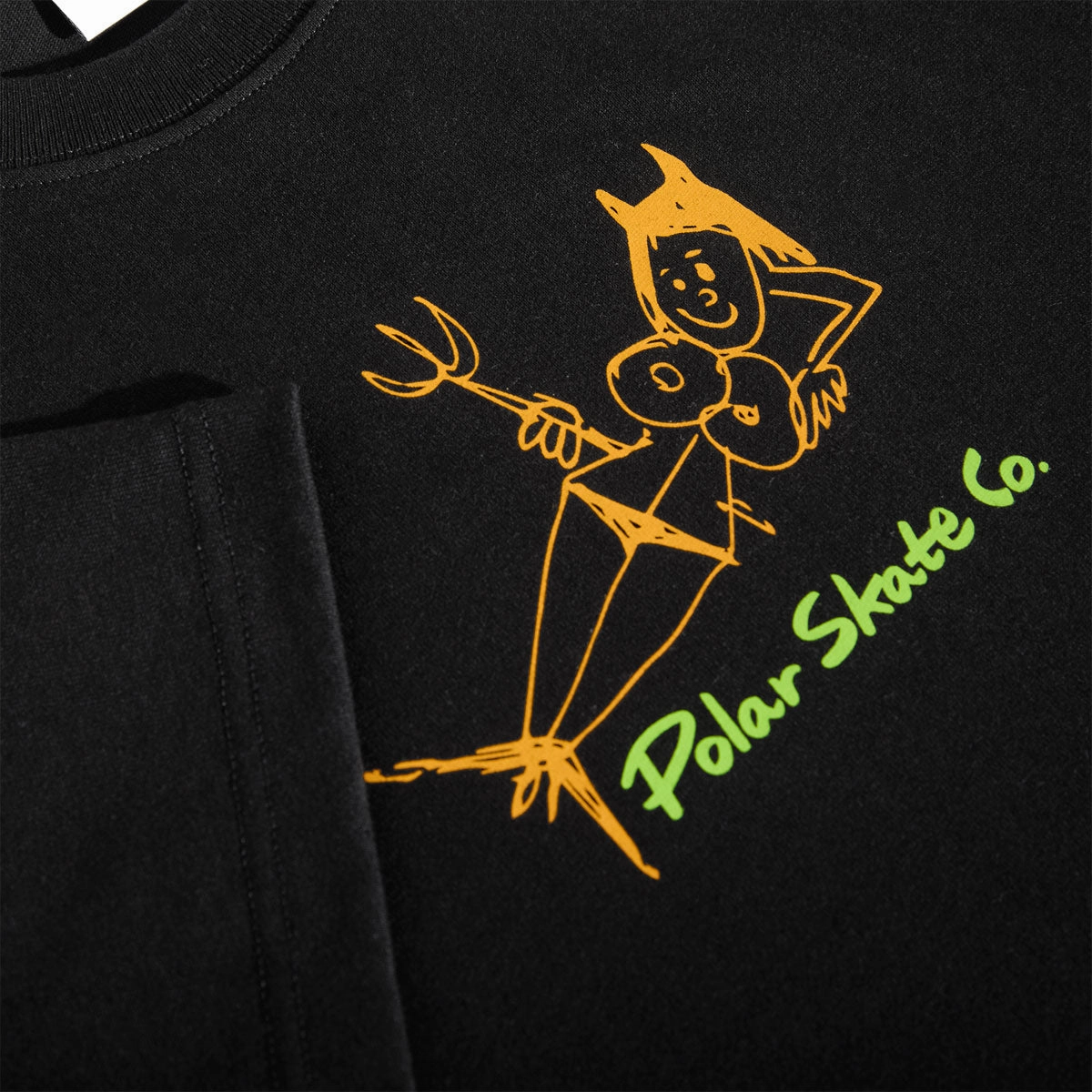 Sustainable Dye Process Versatile Top Polar Devil Woman T-Shirt - Black 2025