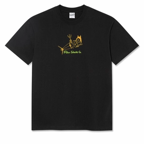 Casual Layering Wear Polar Devil Woman T-Shirt - Black 2025