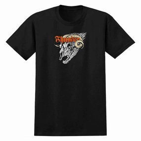 Affordable Fashion Party fun Thunder Screaming Shadowhorn T-Shirt - Black