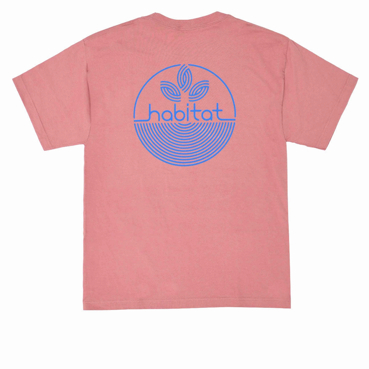 Habitat Circle Mark T-Shirt - Mauve Minimalist Look Casual layering piece