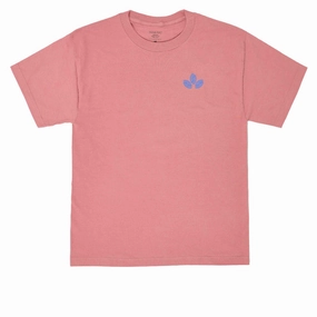Festival wear City Fashion Look Habitat Circle Mark T-Shirt - Mauve