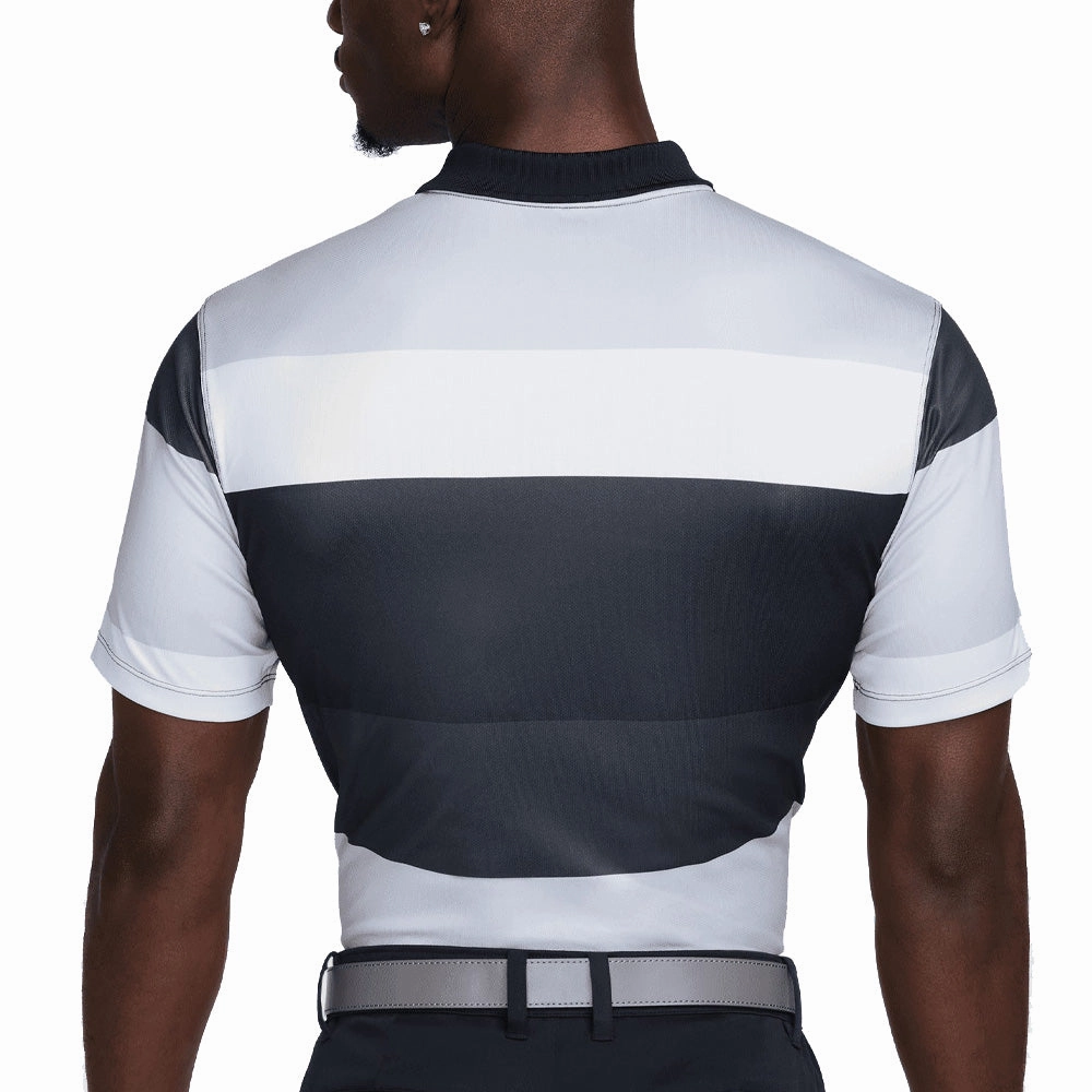 Anti Pilling Treatment Nike Victory  Dri-FIT Polo Shirt - Black/White