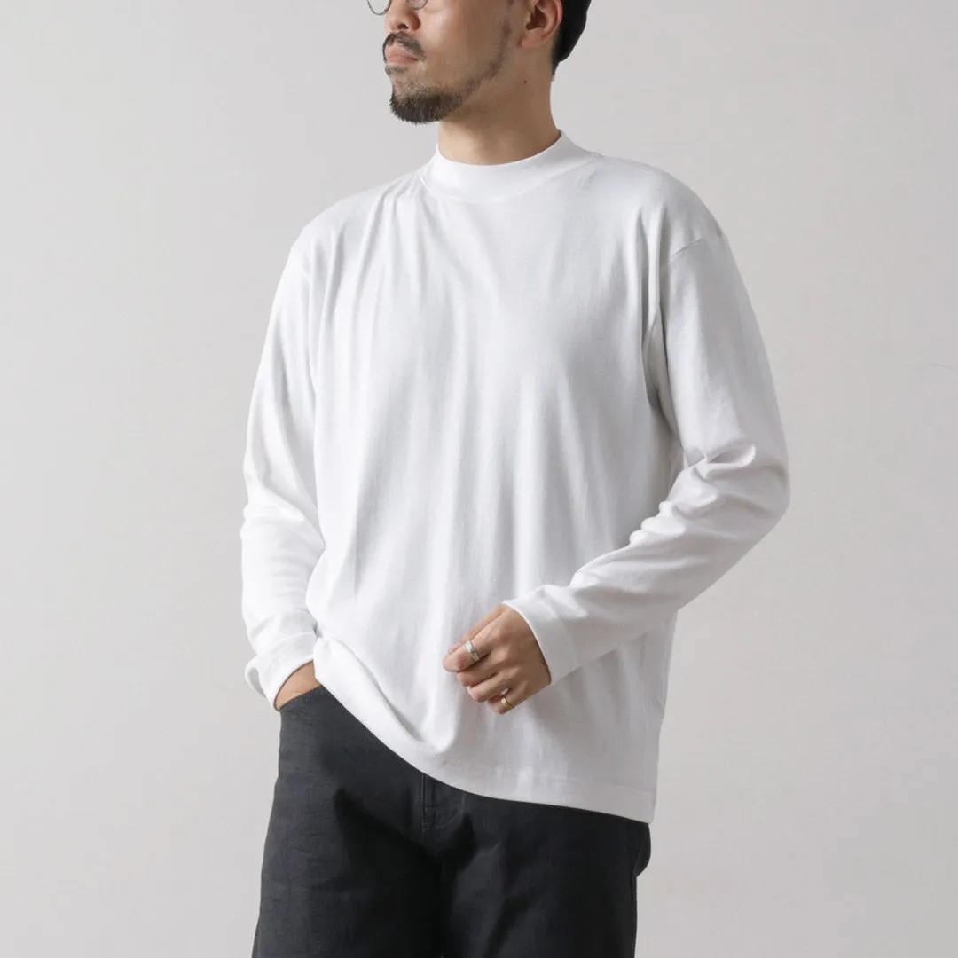 Beaded details stain resistant coating GICIPI / Delfino Crew Neck Basic Fit Long Sleeve Cut and Sewn