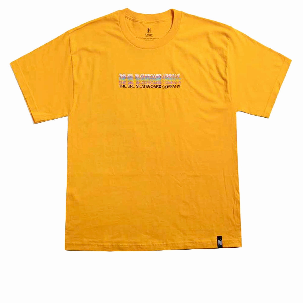 Girl Code T-Shirt - Gold Relaxed Design Slim Fit Cut