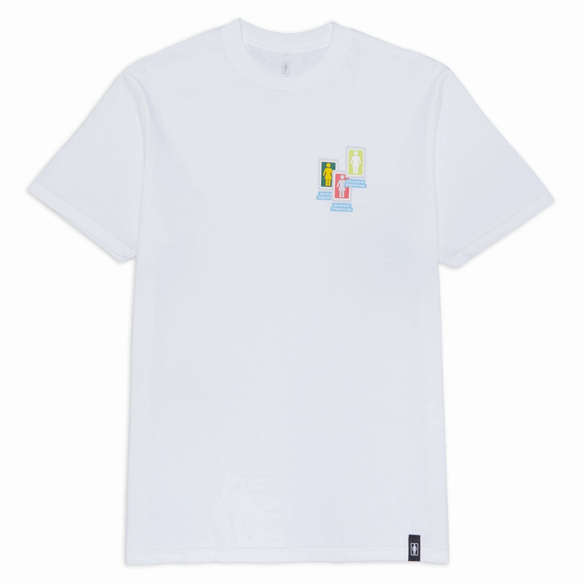Girl Desktop Chaos T-Shirt - White Elderly clothing