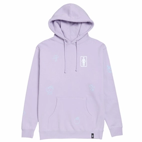 Girl x Hello Kitty All Over Hoodie - Lavender Comfy Apparel Camel like