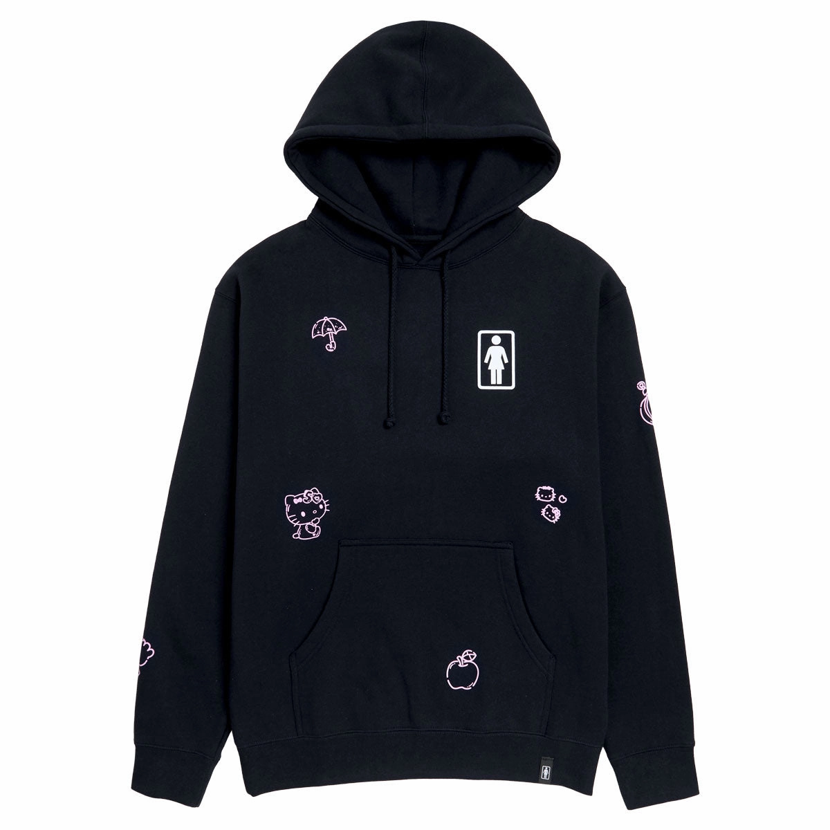 swimming cover-up Girl x Hello Kitty All Over Hoodie - Navy