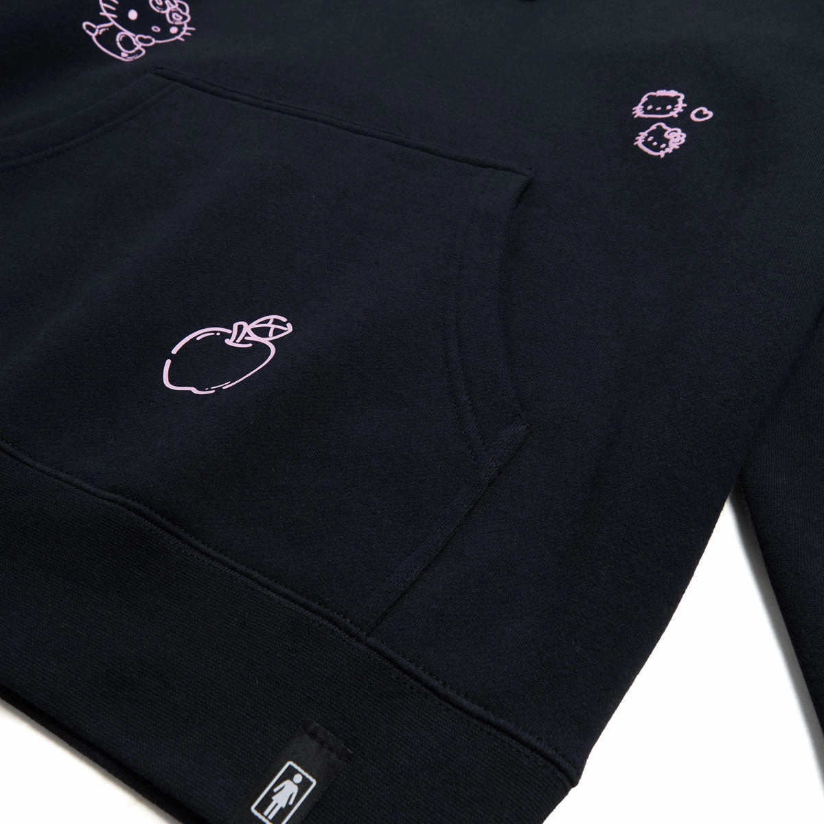 Girl x Hello Kitty All Over Hoodie - Navy Cozy Feel