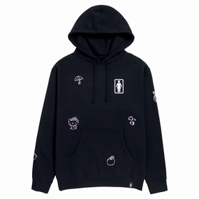 swimming cover-up Girl x Hello Kitty All Over Hoodie - Navy