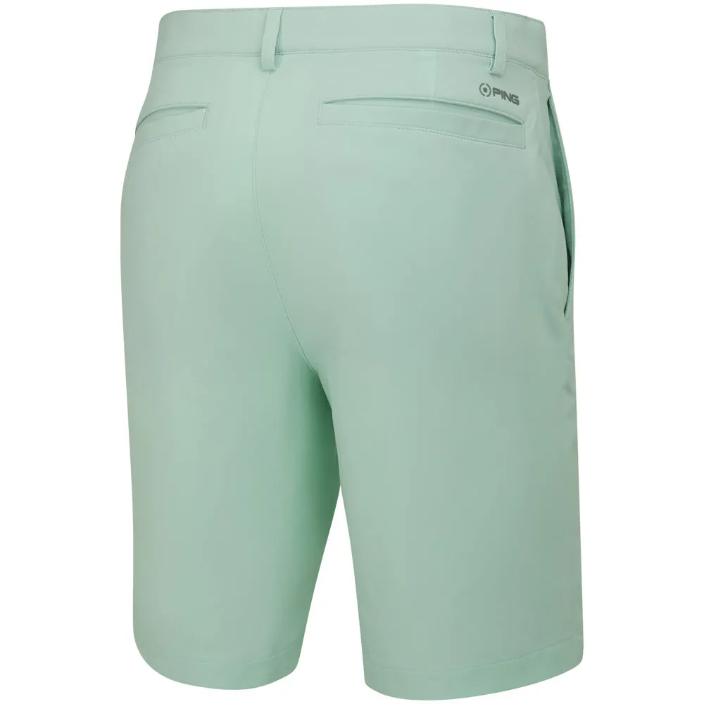 Ping Barret Shorts - Misty Green Marl Breathable fabric construction