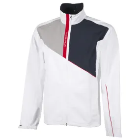 Galvin Green Apollo Waterproof Jacket - White/Navy/Red Cool Season