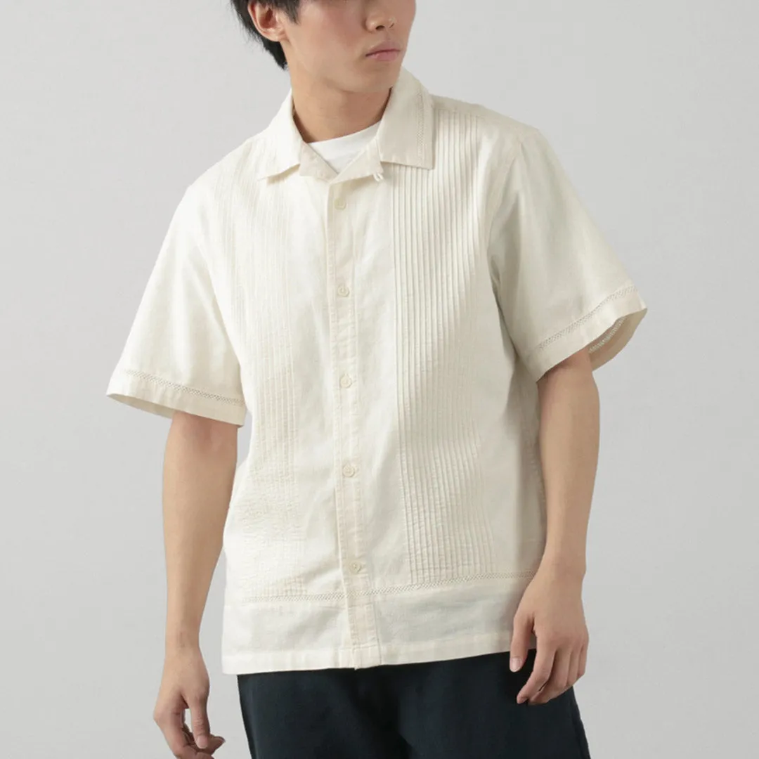 tall size Must-Have Item WAX LONDON / Newton Pintuck shirt