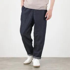 JAPAN BLUE JEANS / RJB7590 Cotton Linen Denim Easy Pants Distressed Details Modern Minimalist Creative Look Home Comfort