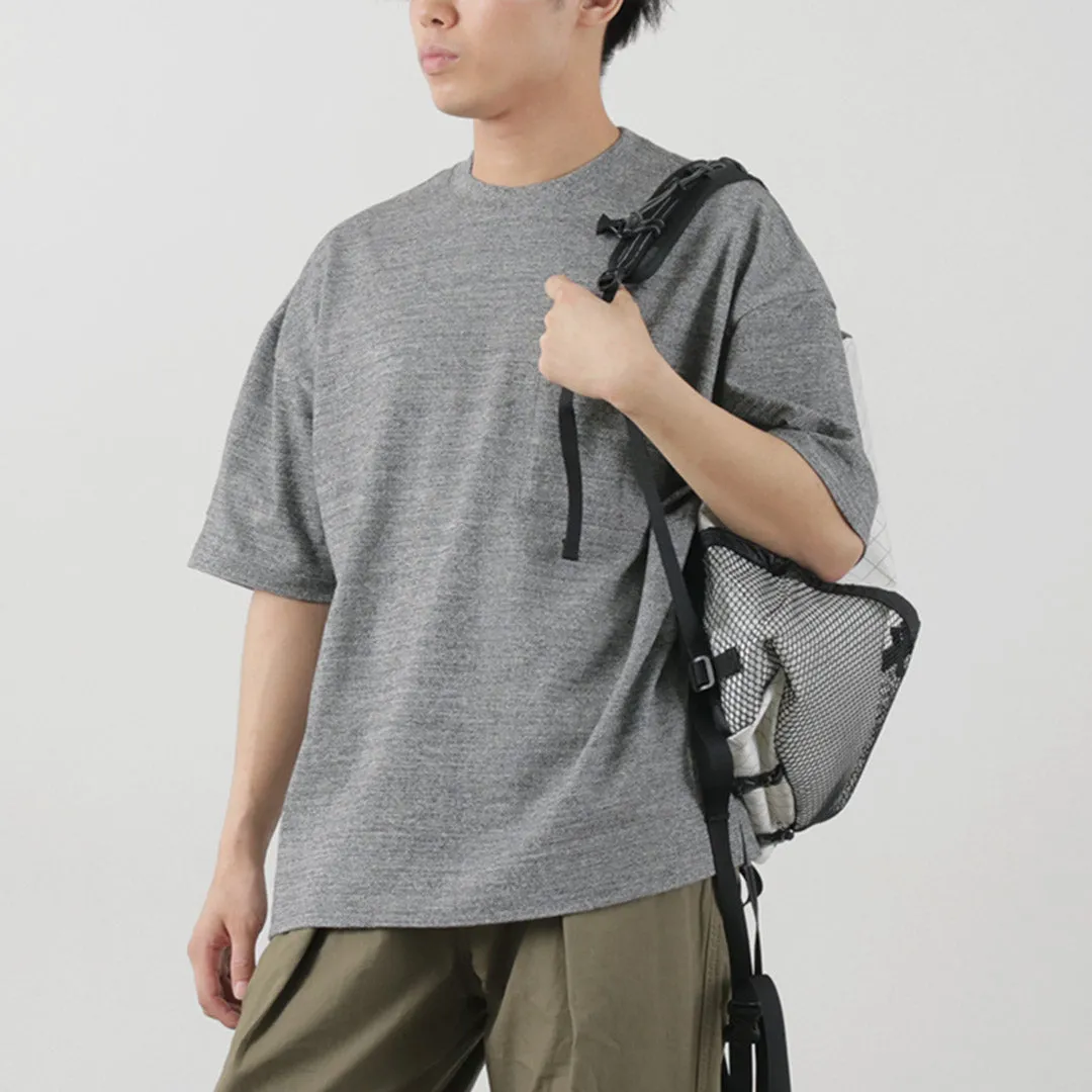 Chic Style GOHEMP / Heather Wide slit T-shirt