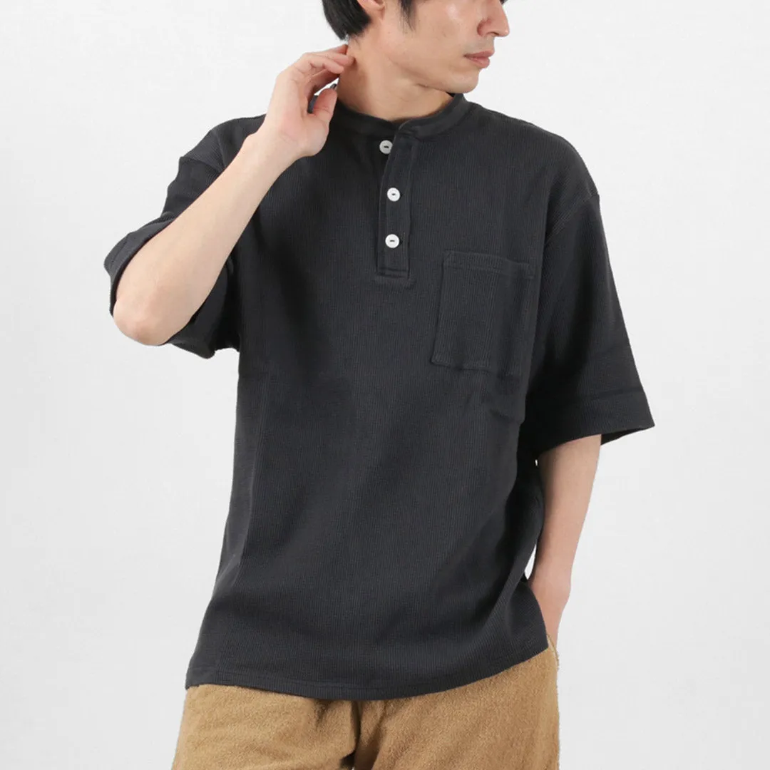 Breathable mesh UV resistant GOHEMP / Henley PK Short Sleeve Shirt