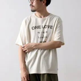 GarmentDyedTexture GOHEMP / One Love Wide Fit T-Shirt