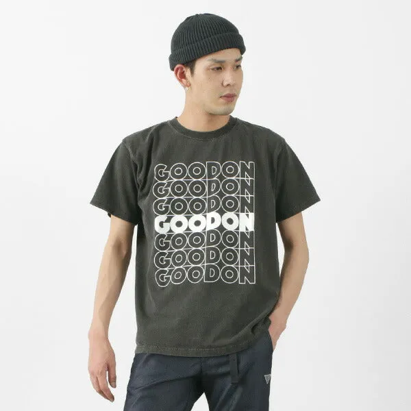 Light and Fresh GOOD ON / GO SQUARE LOGO short sleeve T-shirt