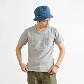 Chic Smart GOOD ON / GOST1408 Short Sleeve V-neck Pocket T-shirt