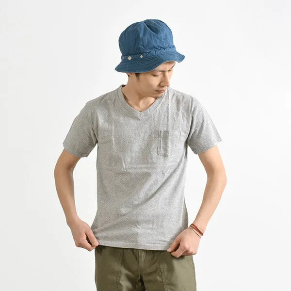 Outdoor Light Soft Touch Fabric GOOD ON / GOST1408 Short Sleeve V-neck Pocket T-shirt