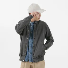 GOOD ON / Heavy Jersey Stadium Jacket Effortless Layer Reinforced Shoulder Padding