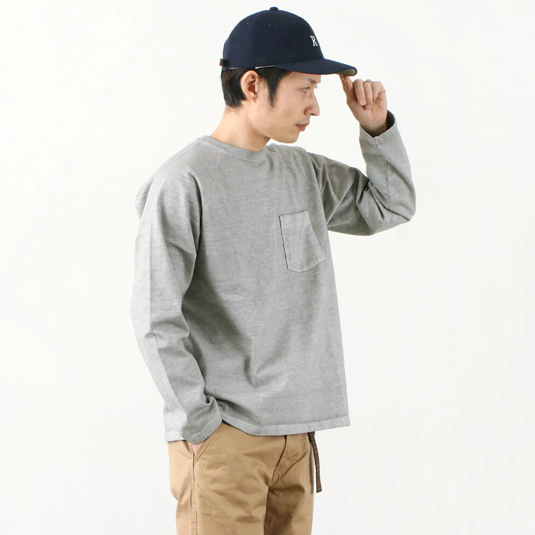 GOOD ON / Heavy Raglan Long Sleeve Pocket T-Shirt Easy Wear