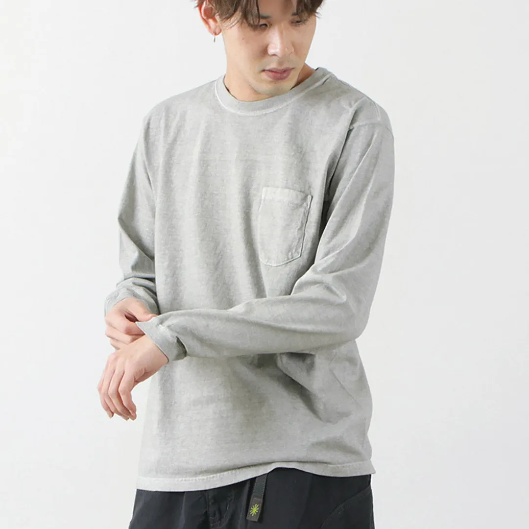 GOOD ON / Long Sleeve Pocket Crew Neck T-Shirt Effortless Vibe Bold Style