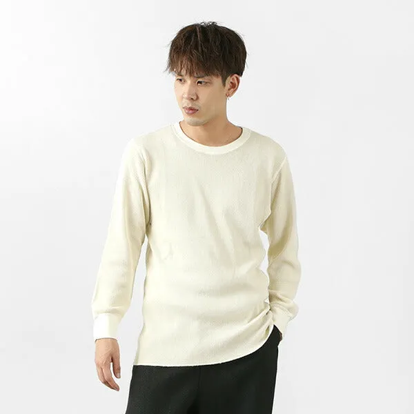 GOOD ON / Long Sleeve Thermal Tee Heathered Texture discount offer