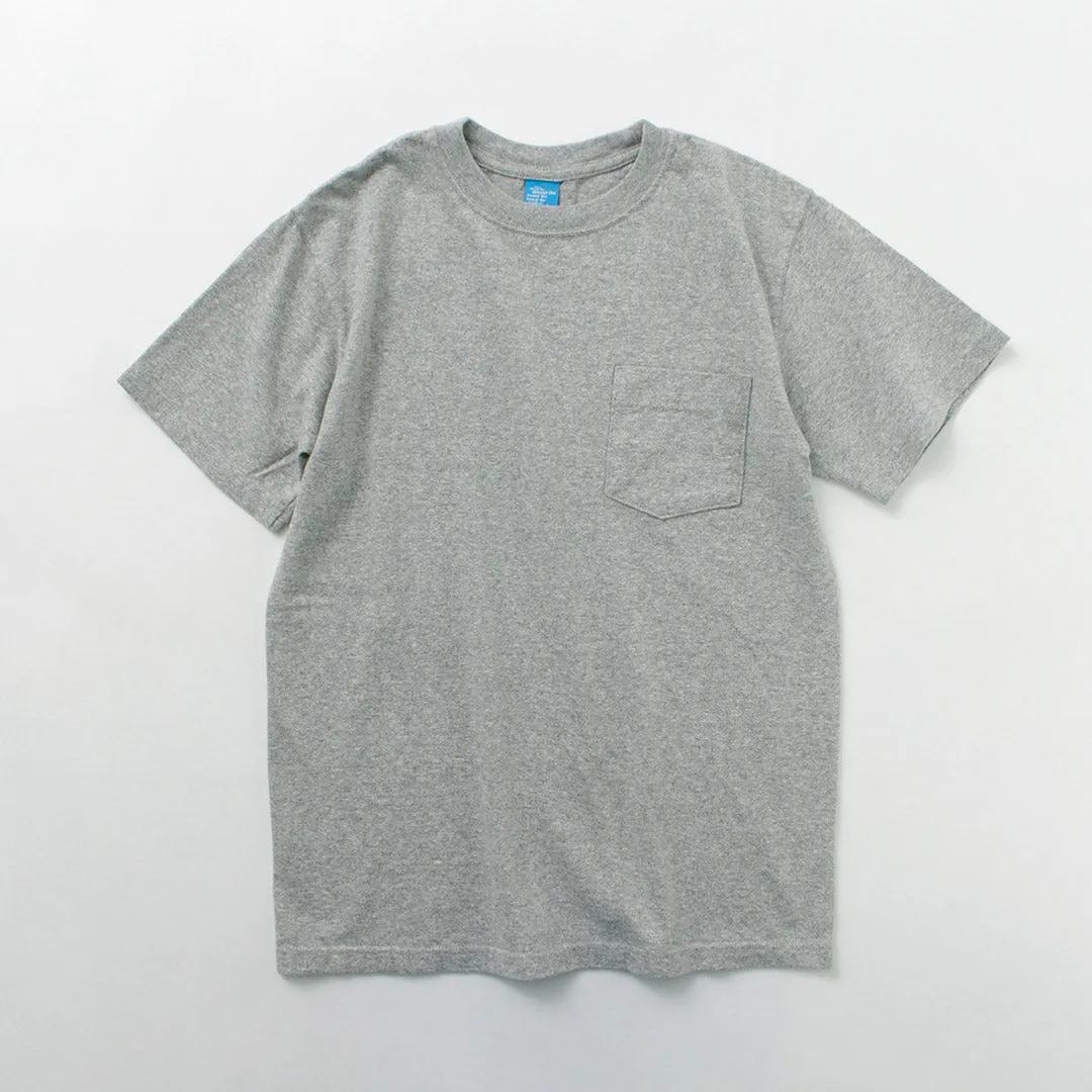 Perfect Layer StretchFabric GOOD ON / Short Sleeve Basic Pocket Crew Neck T-Shirt