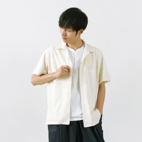 GOOD ON / Short Sleeve TEE Open Collar Shirt Year-Round Wear Breathable Lining