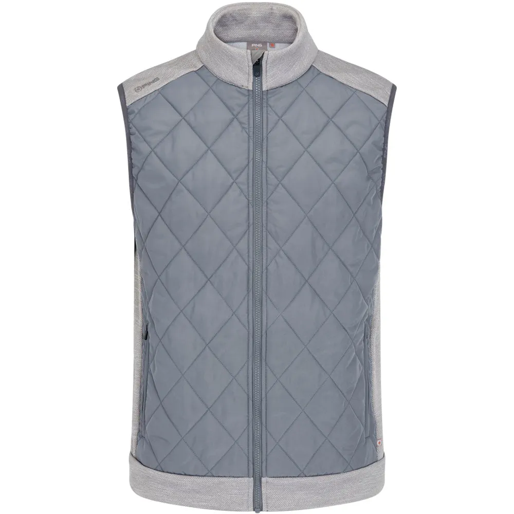 Ping Aaran Gilet - Griffin Marl/Rock Bold Design Ethical Sourcing Certified