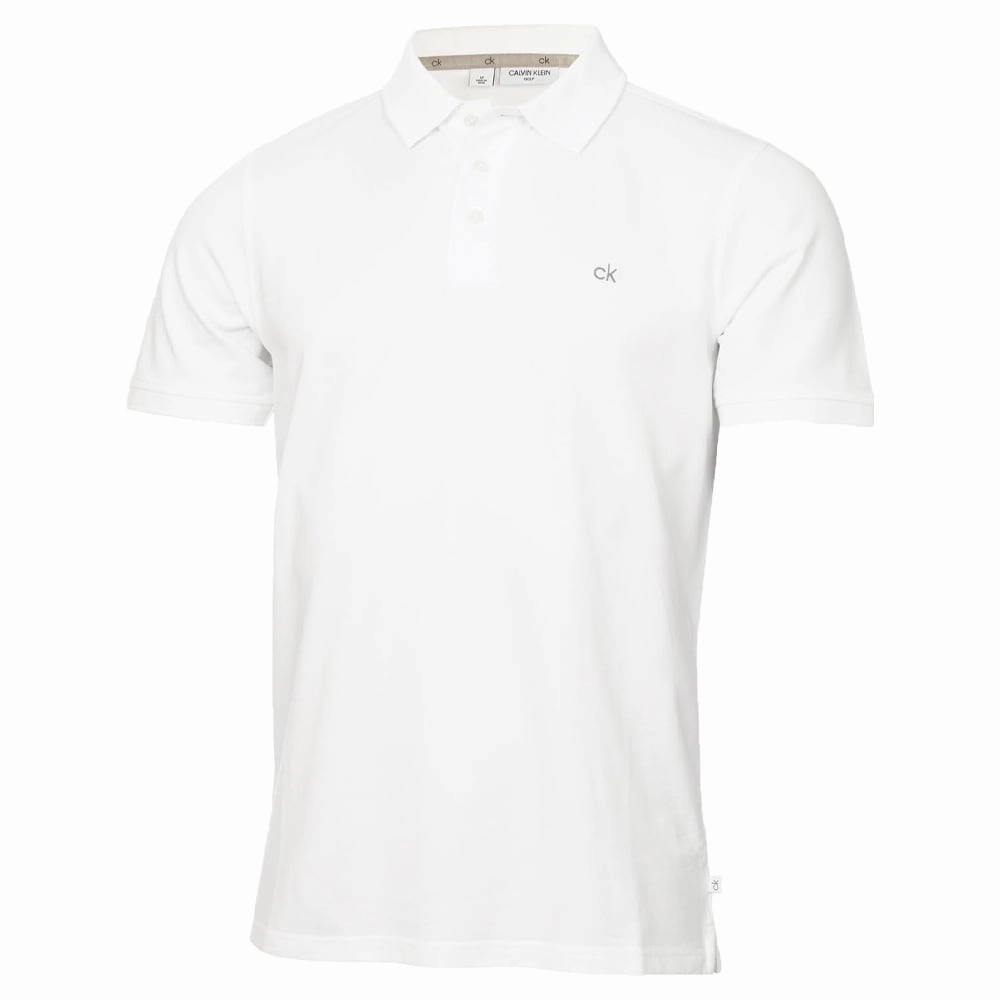 Timeless Comfort Wear Calvin Klein Planet Polo Shirt - White