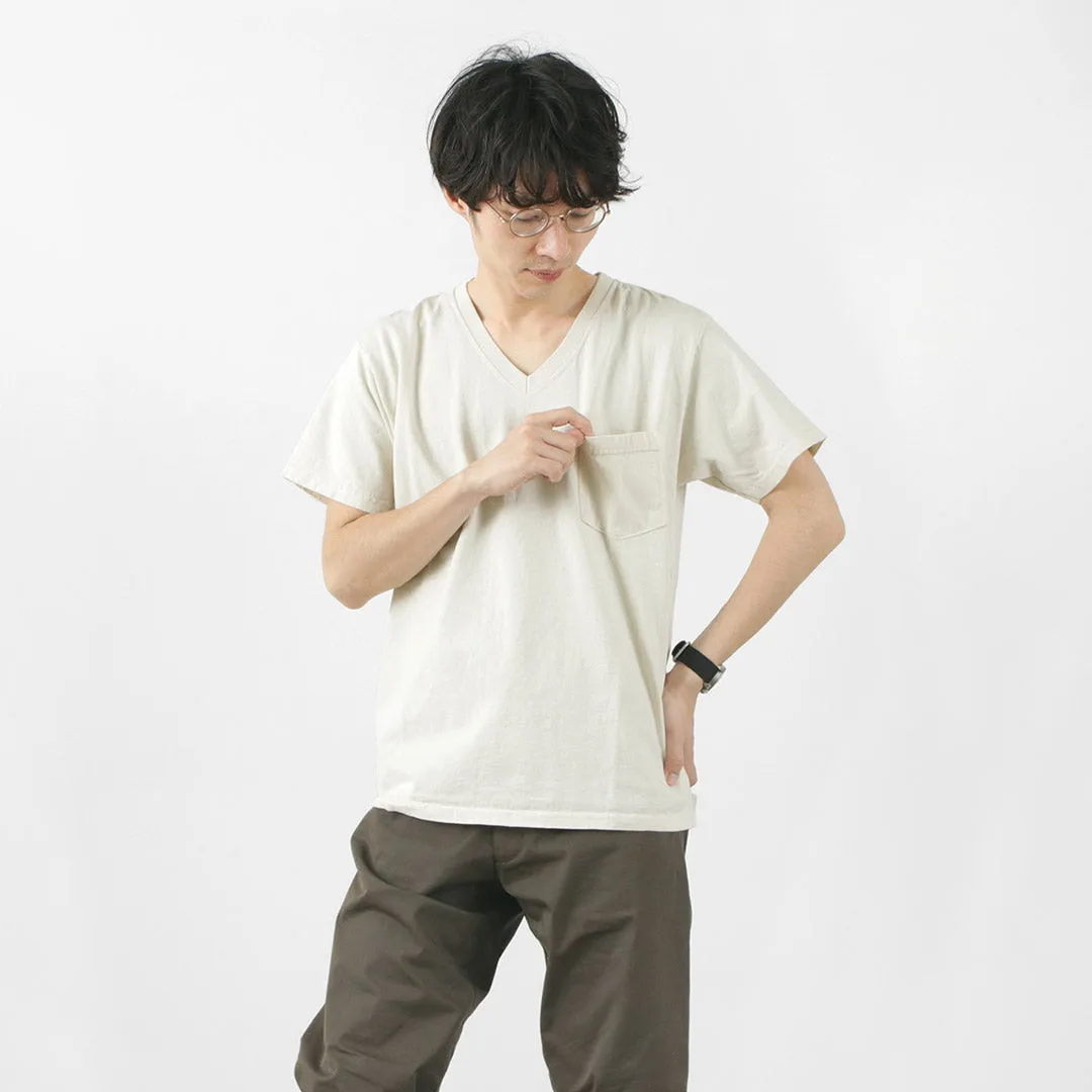 GOODWEAR / Coded short sleeve V-neck pocket T-shirt Essential Wardrobe Classic Wear