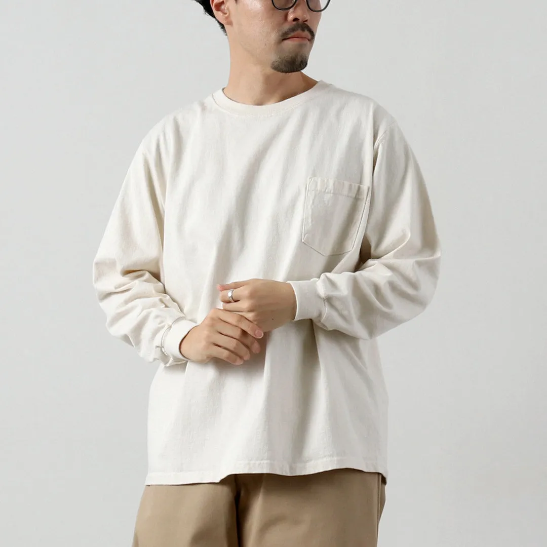 GOODWEAR / Crew Neck Long Sleeves Pocket T-Shirt Movie Night