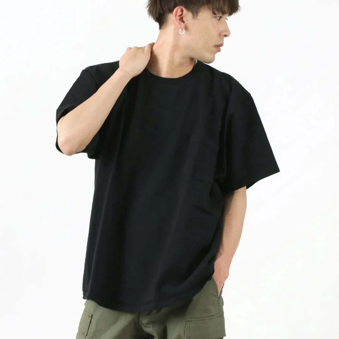 Travel Comfort MultiPly Fabric GOODWEAR / Short Sleeve Pocket Big T-Shirt