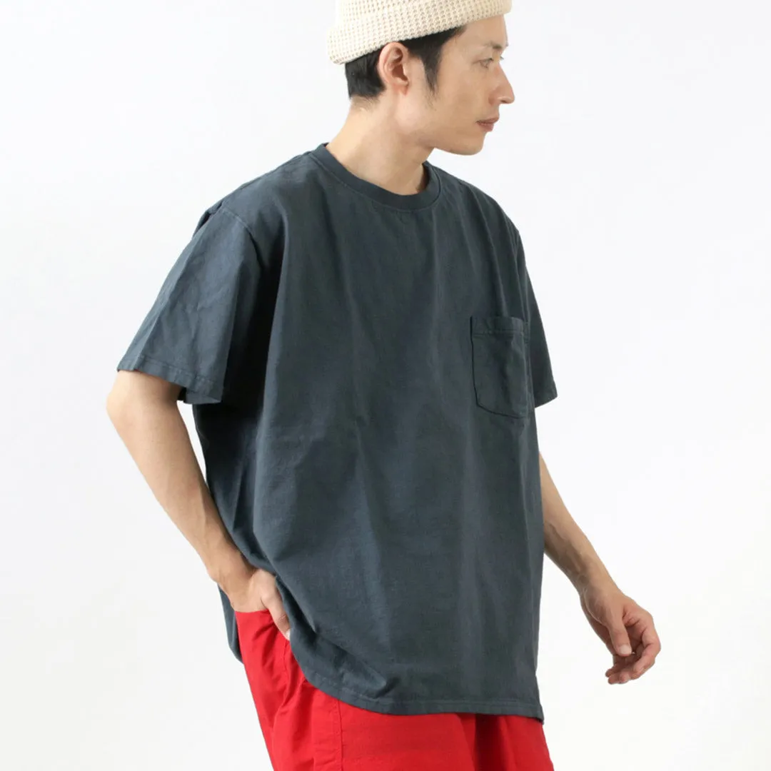 Breathable Material Effortless Comfort Wear GOODWEAR / Short Sleeve Pocket Big T-Shirt