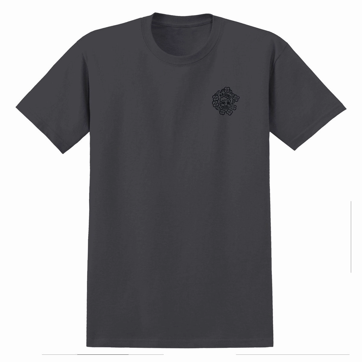 Simple Yet Cozy Krooked Krooked Mg T-Shirt - Charcoal